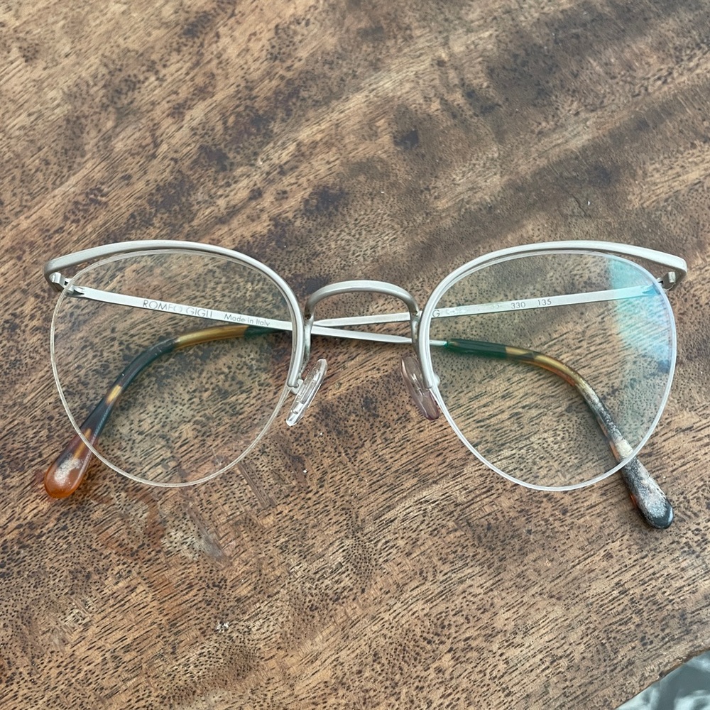 Romeo Gigli half-rim eyeglasses